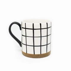 Jarro Mug Cuadros Alto