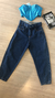 Calça jeans com cinto - comprar online