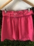 shorts alfaiataria pink