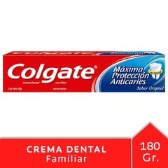 COLGATE DENTIFRICO MAXIMA PROTECCION ANTICARIES X180