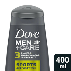 DOVE SH 2EN1 VIGOR ACTIVO X 400ML