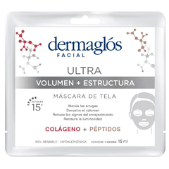 DERMAGLOS F MASCARA ULT VOL+EST 15 ML