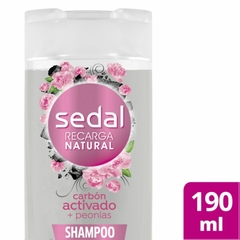 SHAMPOO SEDAL CARBÓN Y PEONIAS x 190ML