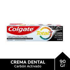 COLGATE CR TOTAL 12 CARBON ACTIVADO X 90GR