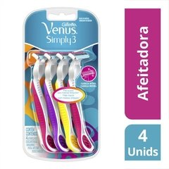 AFEITADORA GILLETTE SIMPLY VENUS X4