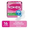 KOTEX TOALLITAS NORMAL CON ALAS X16