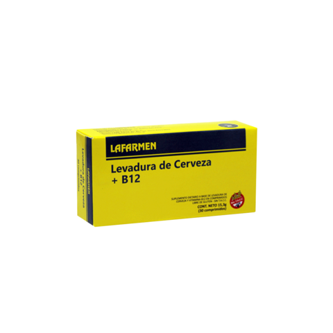 LAFARMEN LEVADURA + B12 X 30 CMPR