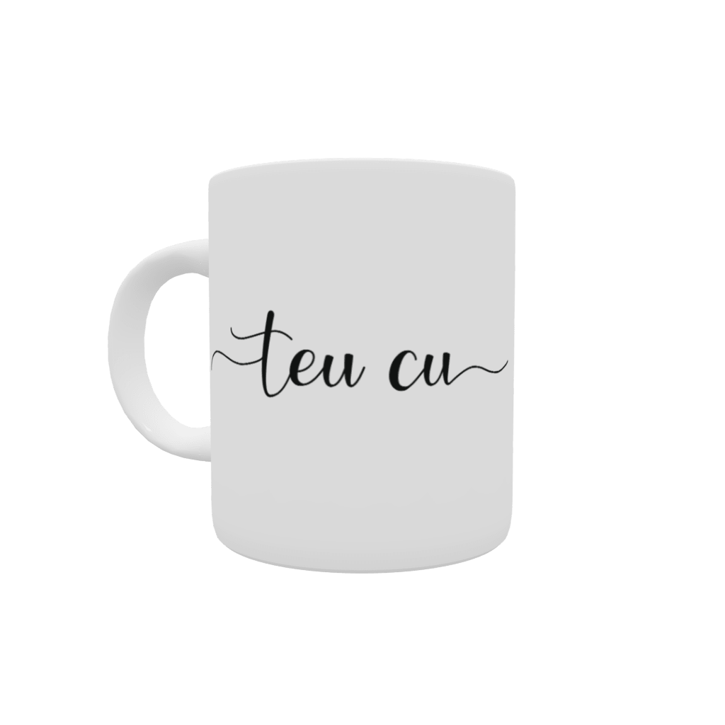 CANECA DE CERÂMICA PERSONALIZADA - TEU CU