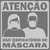 Placa "ATENÇÃO USO OBRIGATÓRIO DE MÁSCARA" 14 x 14cm na internet