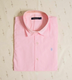 CAMISA ROSA POPLIN DE MUJER