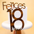 Topper "Felices 18" Dorado - comprar online