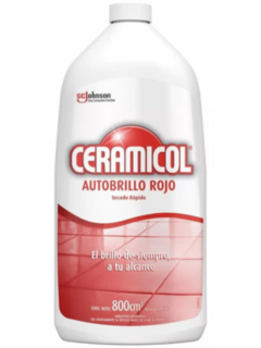 Autobrillo Ceramicol Rojo 800 Ml