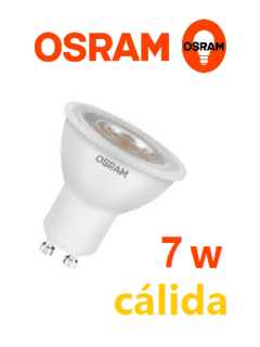 LED Dicro 7W Cálida GU10 Osram