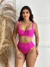 Biquíni meia taça Pink Hot pant