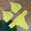 Biquíni top argola amarelo - comprar online