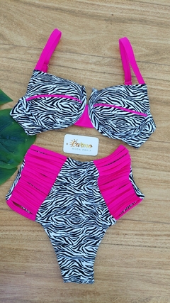 Biquíni Meia taça Hot Pants Zebra - comprar online