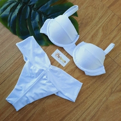 Conjunto meia taça lipo branco - comprar online