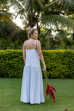 Vestido fluir - Azul céu - comprar online