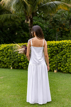 Vestido fluir - Off white - loja online