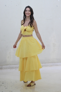 conjunto sofia amarelo