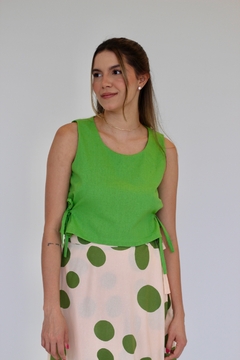 Blusa cropped carol verde