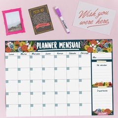 PLANNER MENSUAL FLORES - comprar online