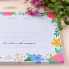 ORGANIZADOR SEMANAL FLORES en internet