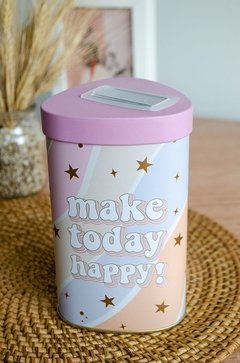 SET DE LATAS TRIANGULARES MAKE TODAY HAPPY - DECO & CO.