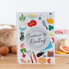 CUADERNO DE RECETAS CREMA - comprar online