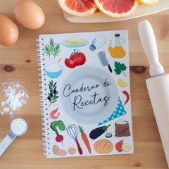 CUADERNO DE RECETAS CREMA en internet