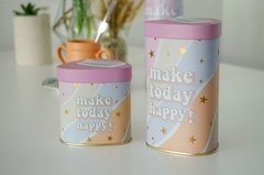 SET DE LATAS TRIANGULARES MAKE TODAY HAPPY - comprar online