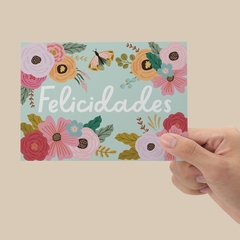 TARJETA “FELICIDADES” AQUA - comprar online