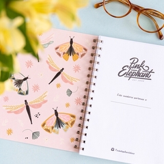 Cuaderno grande flores rosa - comprar online