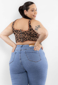 Mom jeans clara Plus Size - comprar online