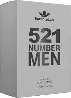 Perfume Masculino 521 Number Men 100ml - Bortoletto