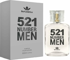 Perfume Masculino 521 Number Men 100ml - Bortoletto na internet