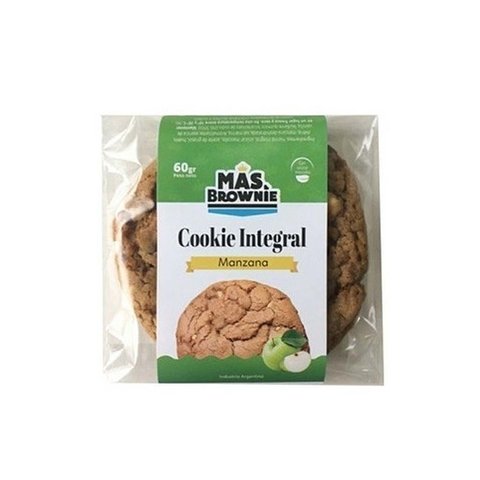 Cookie Integral con Manzana "Mas Brownie" x 60 Grs.