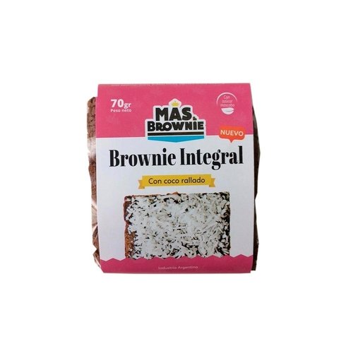Brownie Integral con Coco rallado "Mas Brownie" x unidad