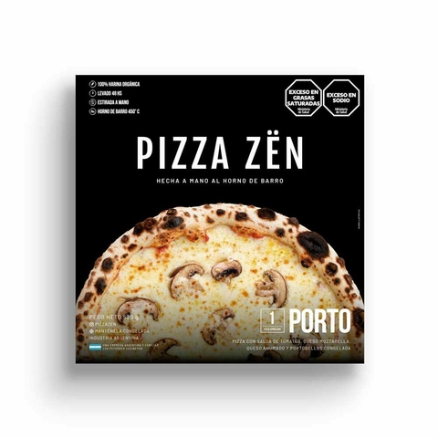 Pizza Porto Smoke Zën(Congelado - 2 unidades de 450gr)