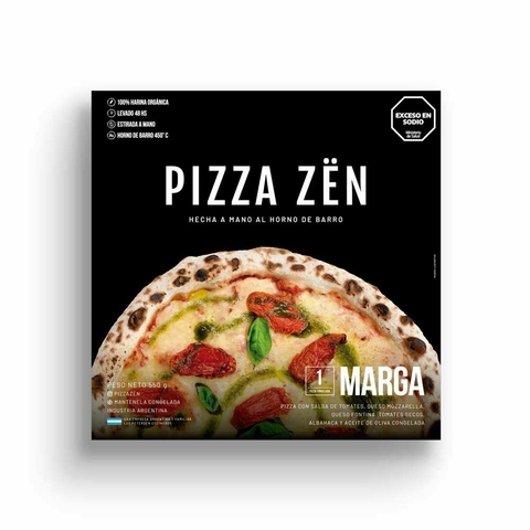Pizza Margarita Love Zën(Congelado - 2 unidades de 450gr)