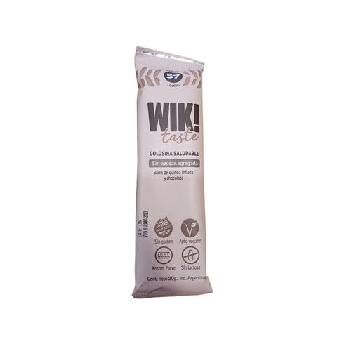 Barrita Quinoa y Chocolate "Wik!" x unidad (20 grs)