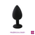 PLUG ANAL SILICONE COM PEDRA REDONDA - comprar online