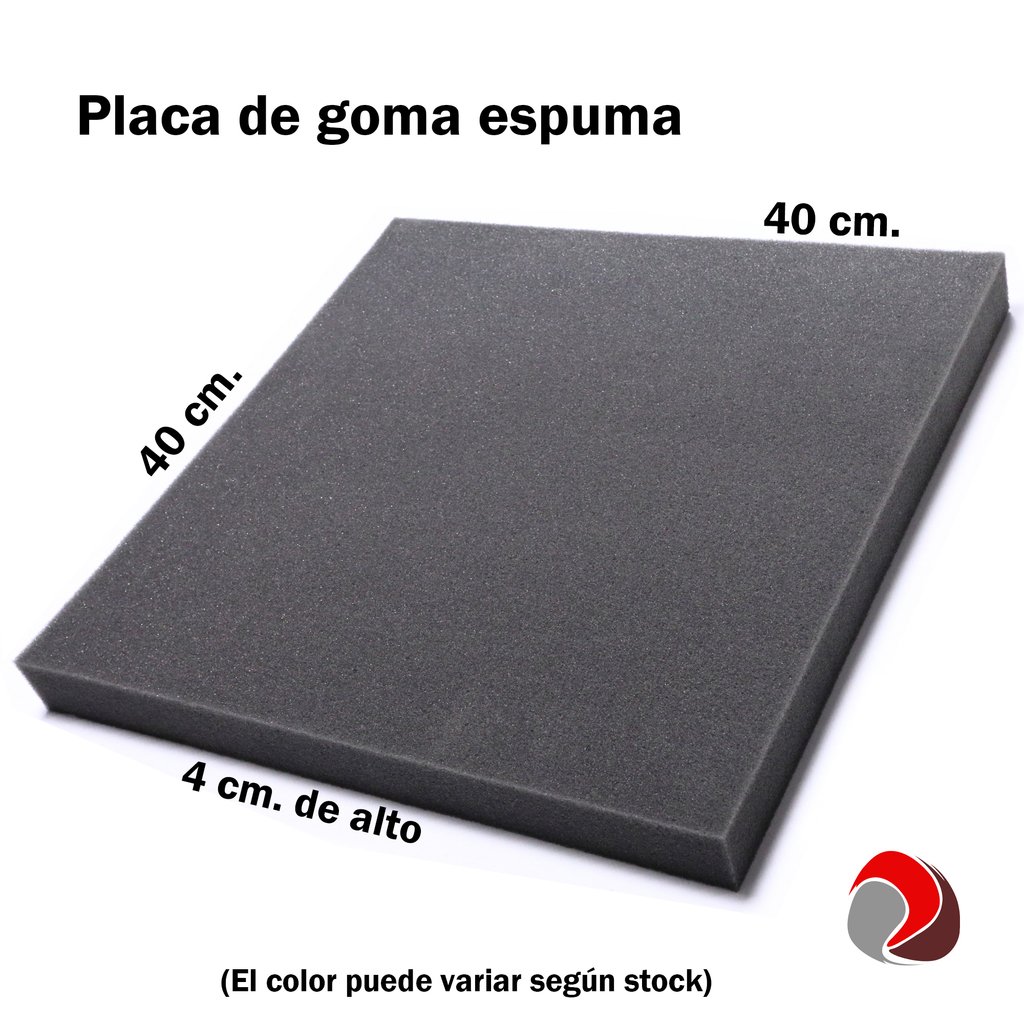 Placa de Goma Espuma 40x40x4cm - Comprar en DP Colors