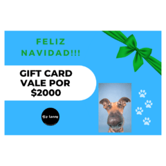 Gift Card Navideña en internet