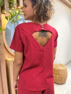 Blusa Catarina - Vermelho - comprar online