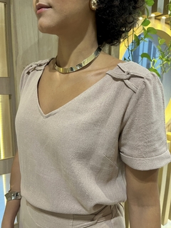 Blusa Sintonia - Nude