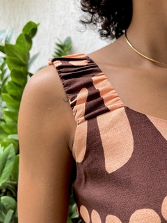 Blusa Tropical - Chocolate - comprar online