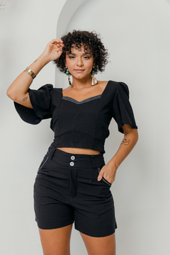 Cropped Soft - Preto