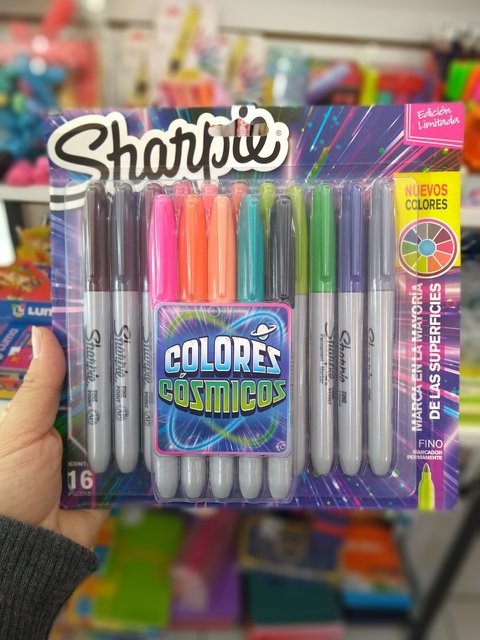 Sharpie colores cosmicos x 16 edicion limitada1