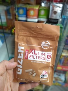 Filtros biodegradables gizeh XL Slim x 120